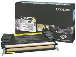 771220 Lexmark C734A1YG Toner LEXMARK C734A1YG 6K gul 